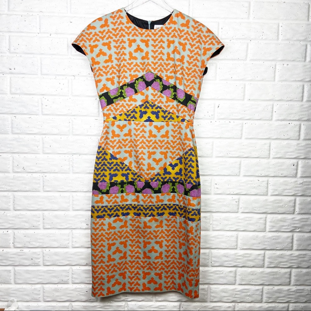 CHARLOTTE TAYLOR Patchwork Sheath Dress